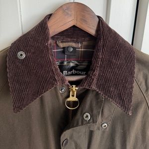 Barbour Beaufort Wax Jacket, Olive, L